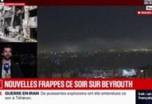 Des nouvelles frappes ont été entendues ce soir à Beyrouth au Liban : Actualités