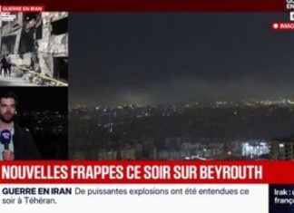 Des nouvelles frappes ont été entendues ce soir à Beyrouth au Liban : Actualités
